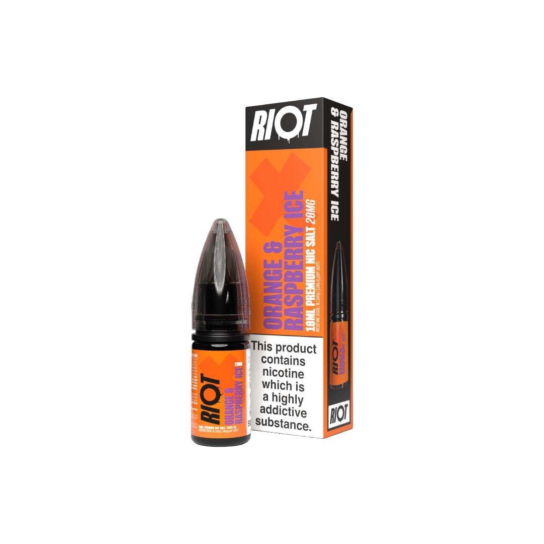 20mg RIOT X 10ml Nic Salts by Riot Squad (50VG/50PG) - Flavour: Cola Ice