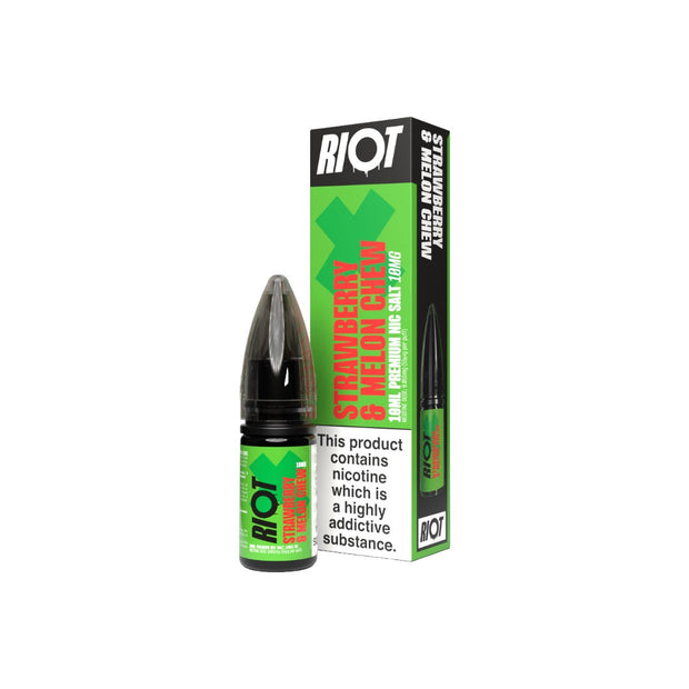 10mg RIOT X 10ml Nic Salts by Riot Squad (50VG/50PG) - Flavour: Dark Fruits