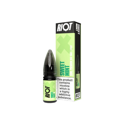 10mg RIOT X 10ml Nic Salts by Riot Squad (50VG/50PG) - Flavour: Orange & Raspberry Ice