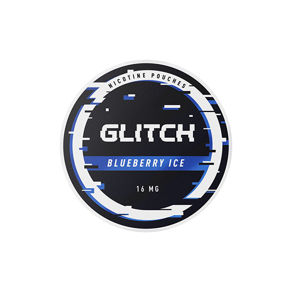 16mg Glitch Regular Nicotine Pouches - 20 Pouches - Flavour: Frosted Mint