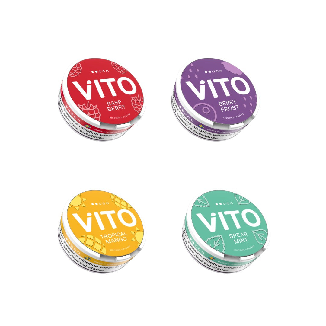 6mg VITO Nicotine Pouches - 20 Pouches - Flavour: Spearmint