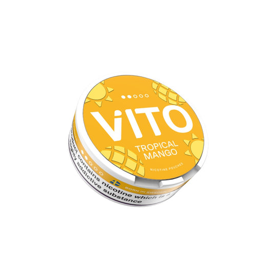 6mg VITO Nicotine Pouches - 20 Pouches - Flavour: Tropical Mango