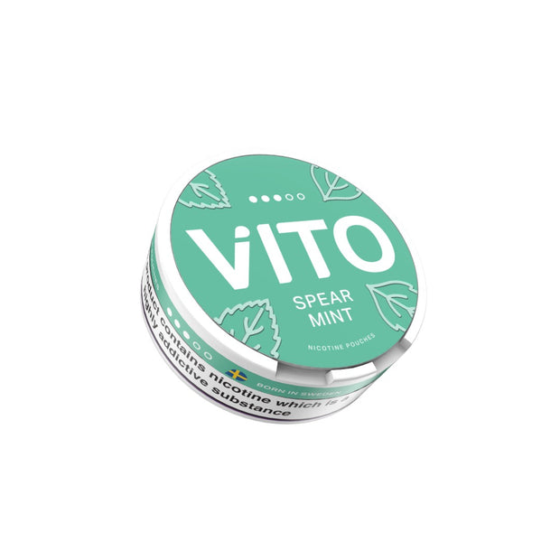10mg VITO Nicotine Pouches - 20 Pouches - Flavour: Spearmint
