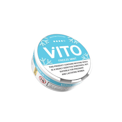 14mg VITO Nicotine Pouches - 20 Pouches - Flavour: Freeze Mint