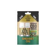 Aztec CBD 4000mg Broad Spectrum CBD Pods 2ml 4000 Puffs - 2 Pcs - Flavour: Blueberry Kush