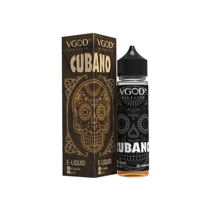 VGOD 50ml Shortfill 0mg (70VG/30PG) - Flavour: Cubano Black