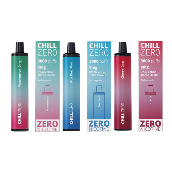 0mg Chill Zero Disposable Vape 3000 Puffs - Flavour: Watermelon