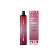 0mg Chill Zero Disposable Vape 3000 Puffs - Flavour: Watermelon