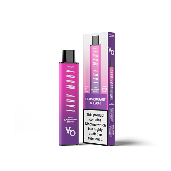 20mg Lady Mary VBS11 Disposable Vape 600 Puffs - Flavour: Watermelon Freeze