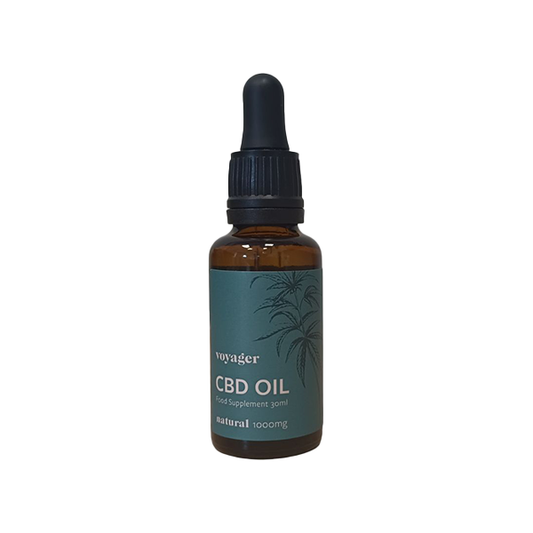 Voyager 1000mg CBD Oil 30ml - Flavour: Natural