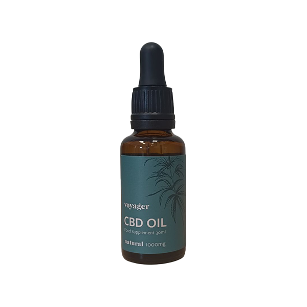 Voyager 1000mg CBD Oil 30ml - Flavour: Peppermint
