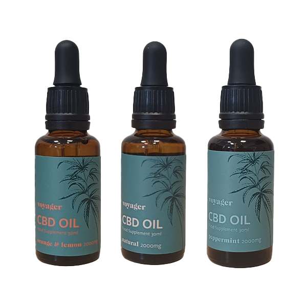 Voyager 2000mg CBD Oil 30ml - Flavour: Peppermint