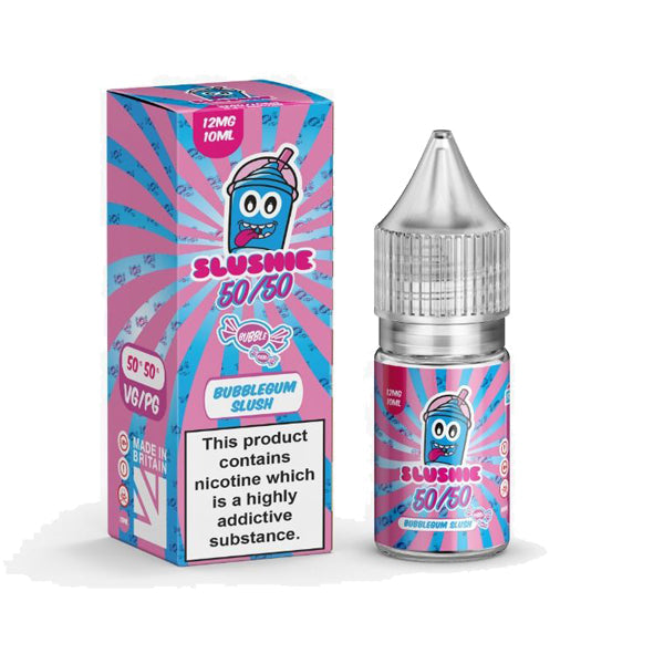 6mg Slushie by Liqua Vape 10ml (50VG/50PG) - Flavour: Raspberry Bubblegum Slush