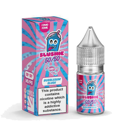 6mg Slushie by Liqua Vape 10ml (50VG/50PG) - Flavour: Bubblegum Slush