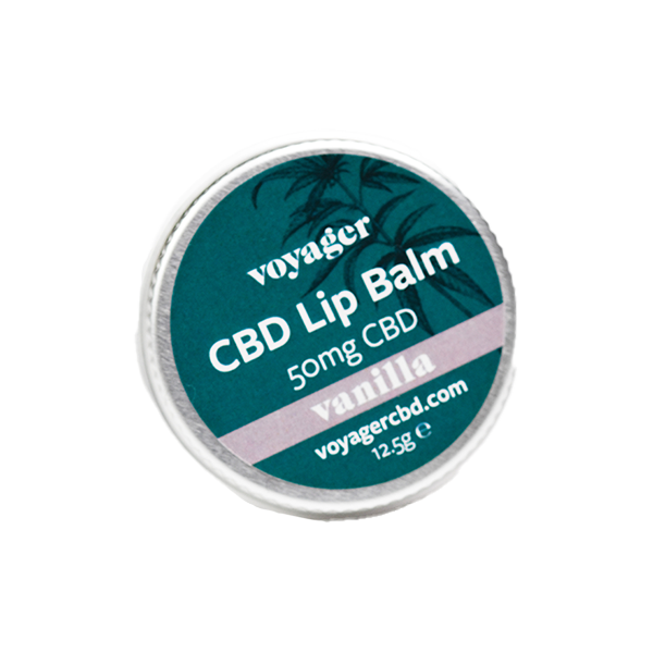 Voyager 50mg CBD Nourish and Protect Lip Balm - 12.5g - Flavour: Vanilla