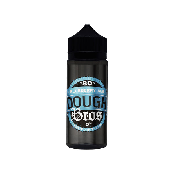 Dough Bros 100ml Shortfill 0mg (80VG/20PG) - Flavour: Blueberry Jam
