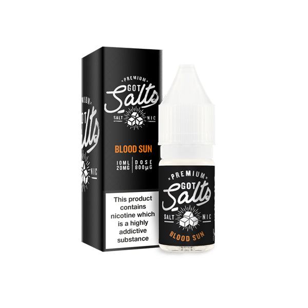 10mg Got Salts 10ml Nic Salts (50VG/50PG) - Flavour: Black & Red