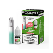 20mg Podbar Salts by Kingston x Innokin Endura S1 Disposable Vape Kit 3500 Puffs - Flavour: Minty Menthol