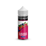 Podbar Juice by Kingston 100ml Shortfill 0mg (50VG/50PG) - Flavour: Mad Blue