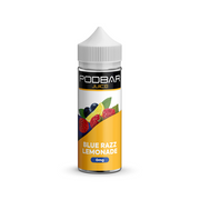 Podbar Juice by Kingston 100ml Shortfill 0mg (50VG/50PG) - Flavour: Mad Blue