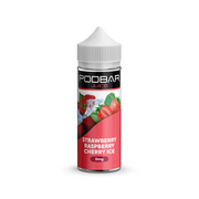 Podbar Juice by Kingston 100ml Shortfill 0mg (50VG/50PG) - Flavour: Blue Sour Raspberry