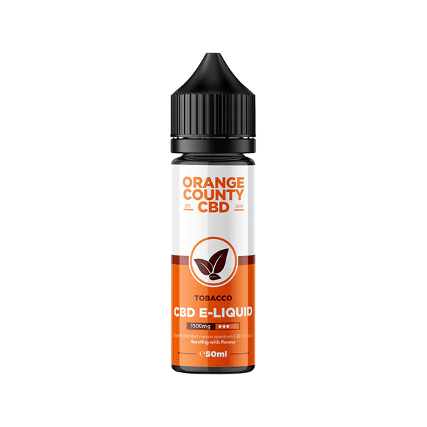 Orange County CBD 1500mg Broad Spectrum CBD E-liquid 50ml (60VG/40PG) - Flavour: Heisen