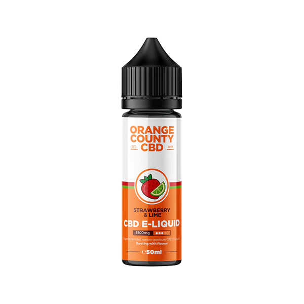 Orange County CBD 1500mg Broad Spectrum CBD E-liquid 50ml (50VG/50PG) - Flavour: Menthol