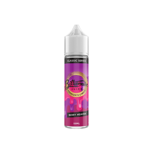 Billionaire Juice Classic Series 50ml Shortfill 0mg (70VG/30PG) - Flavour: Berry Heaven