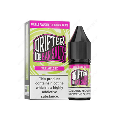 10mg Drifter Bar Salts 10ml (50VG/50PG) - Flavour: Blueberry Bubblegum