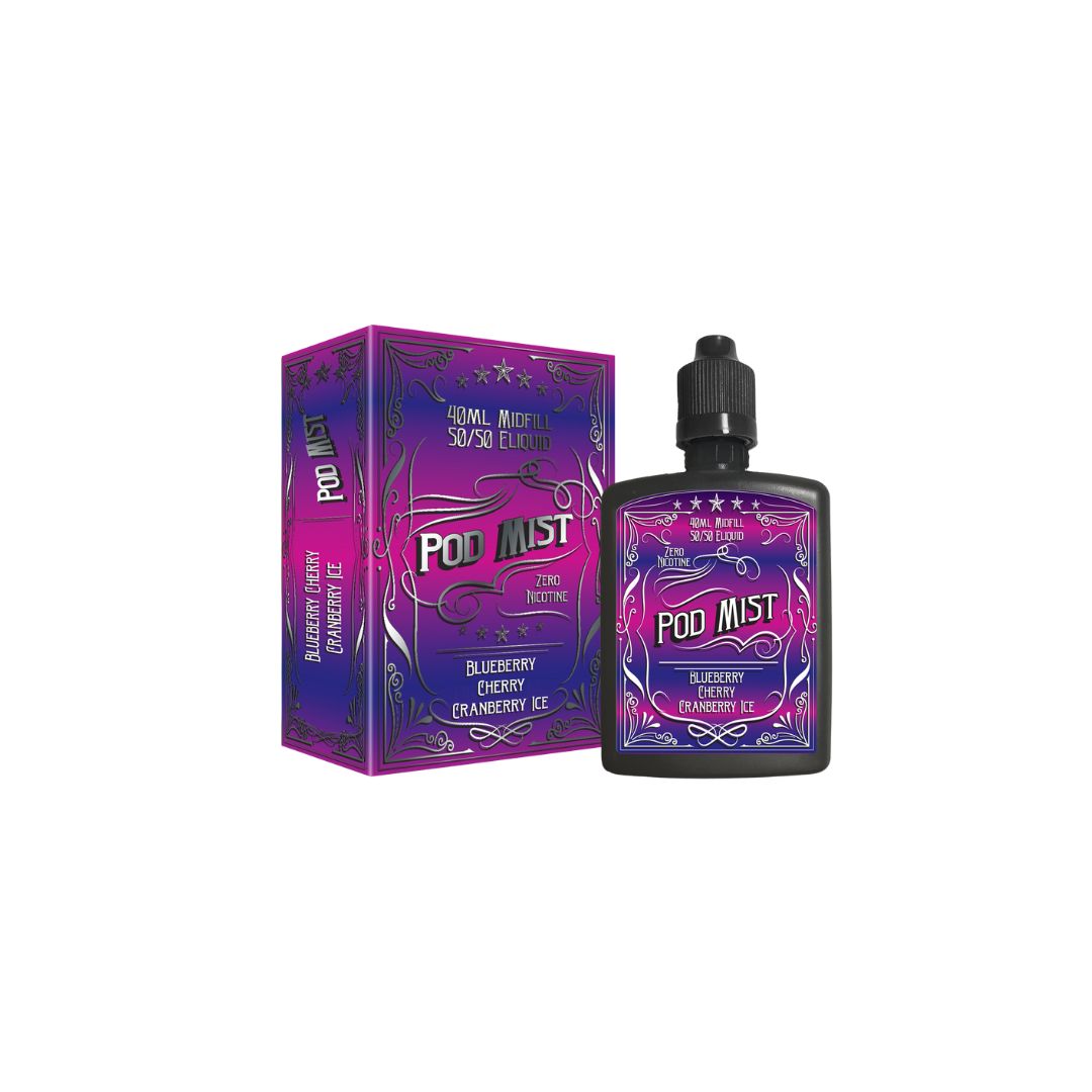 0mg Pod Mist Midfill 40ml Shortfill (50VG/50PG) - Flavour: Watermelon