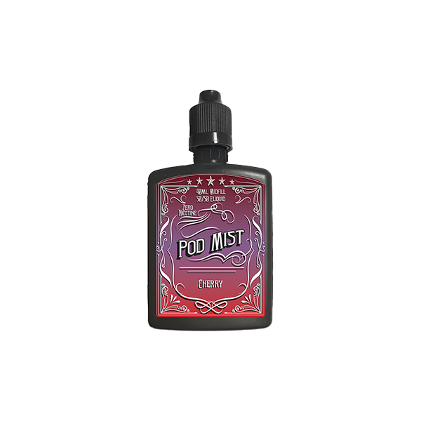 0mg Pod Mist Midfill 40ml Shortfill (50VG/50PG) - Flavour: Blueberry Sour Raspberry