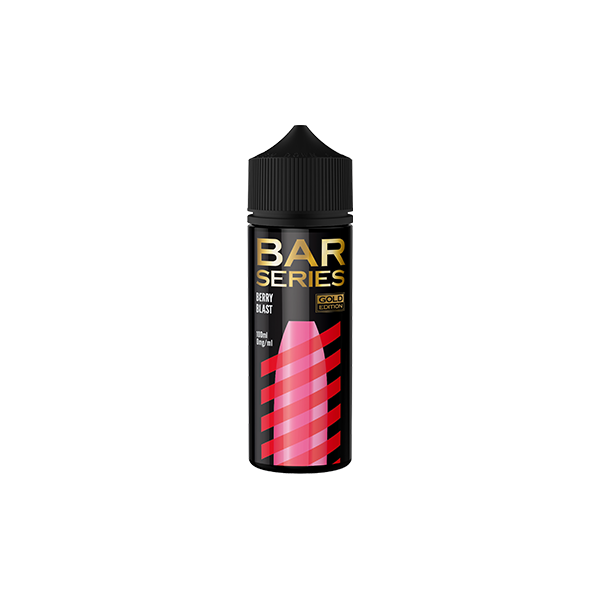 0mg Bar Series Gold Edition 100ml Shortfill (70VG/30PG) - Flavour: Lime Raspberry Cherry