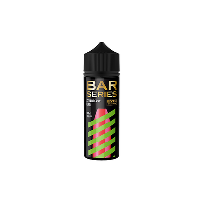 0mg Bar Series Gold Edition 100ml Shortfill (70VG/30PG) - Flavour: Lime Raspberry Cherry