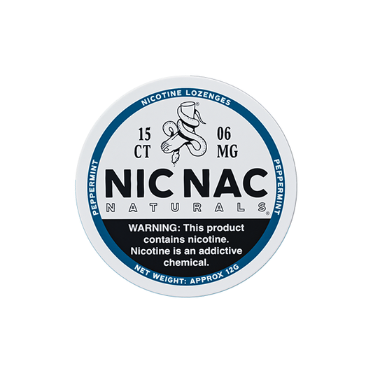6mg Nic Nac Naturals Nicotine Pouch - Flavour: Peppermint
