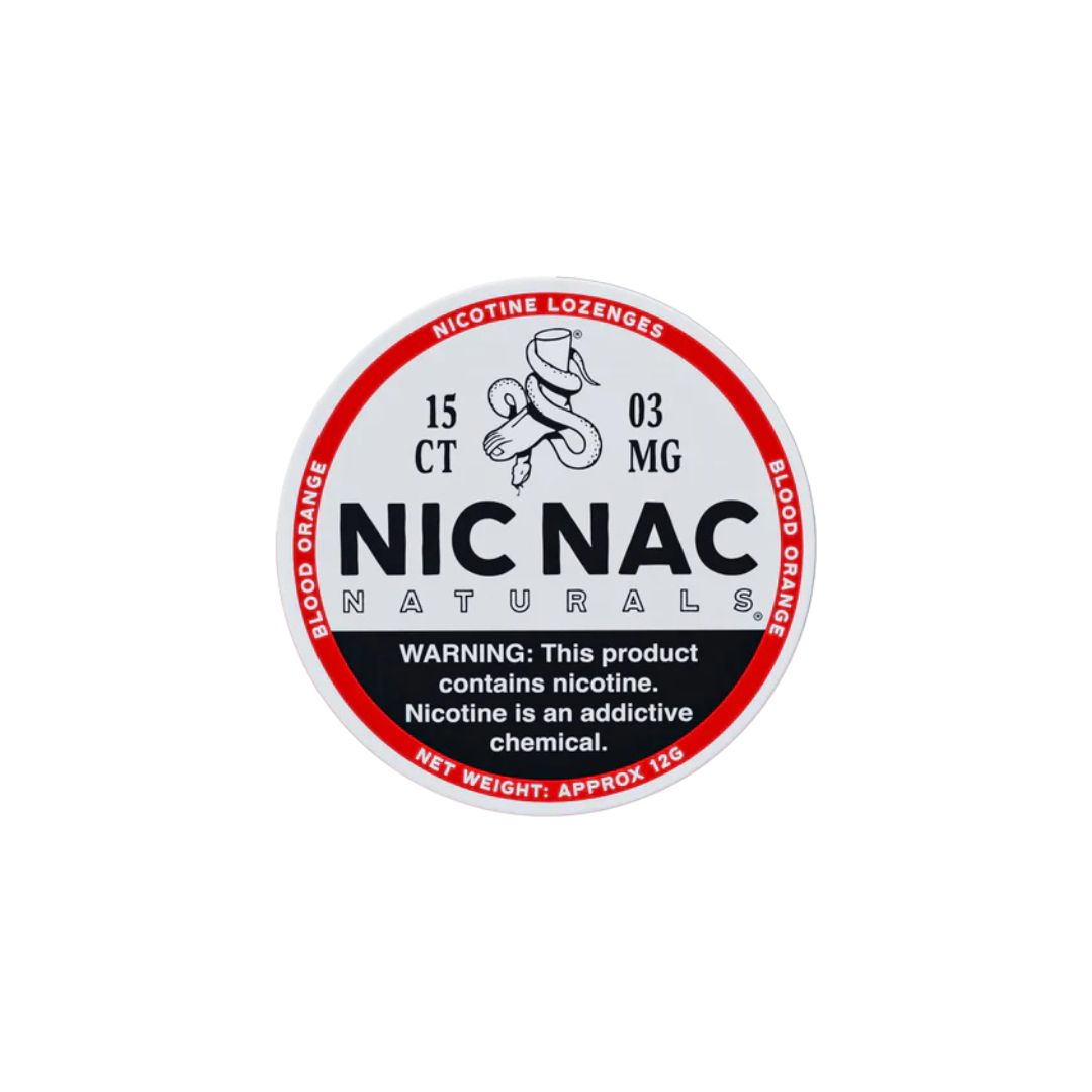 3mg Nic Nac Naturals Nicotine - 15 Lozenge Tablets - Flavour: Wintergreen