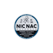 3mg Nic Nac Naturals Nicotine - 15 Lozenge Tablets - Flavour: Peppermint