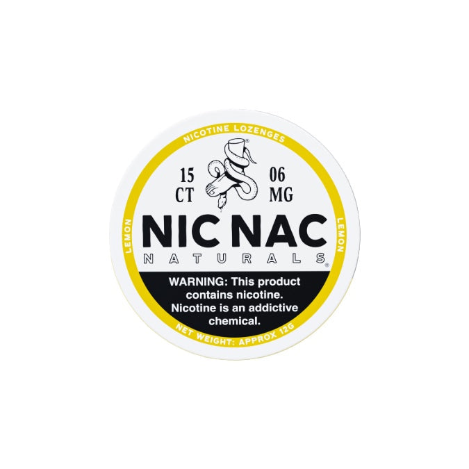 6mg Nic Nac Naturals Nicotine - 15 Lozenge Tablets (Buy 2 Get 1 Free) - Flavour: Wintergreen