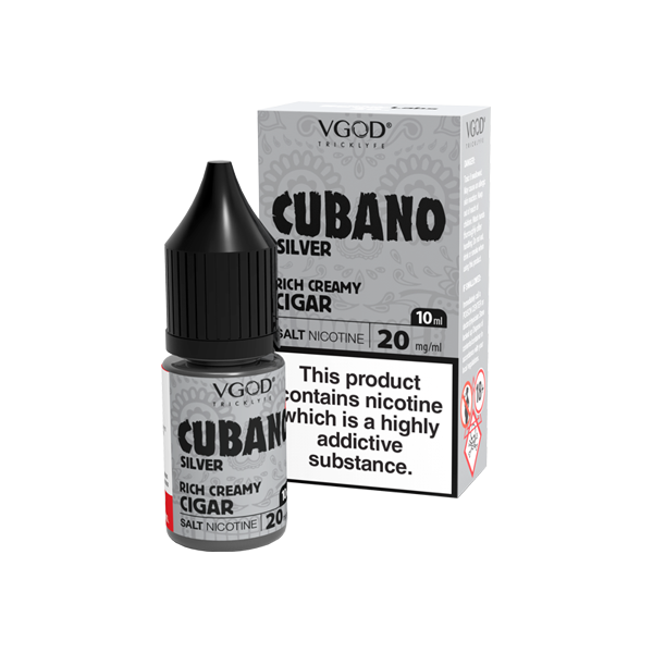 20mg VGOD Saltnic 10ml Nic Salt (50VG/50PG) - Flavour: Cubano