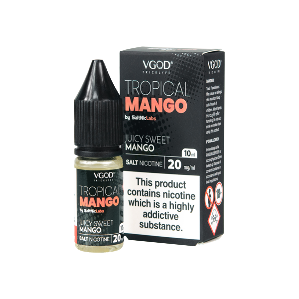 20mg VGOD Saltnic 10ml Nic Salt (50VG/50PG) - Flavour: Cubano
