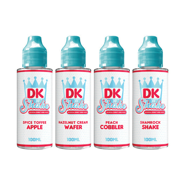 DK 'N' Shake 100ml Shortfill 0mg (70VG/30PG) - Flavour: Spiced Toffee Apple