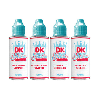 DK 'N' Shake 100ml Shortfill 0mg (70VG/30PG) - Flavour: Hazelnut Cream Wafer