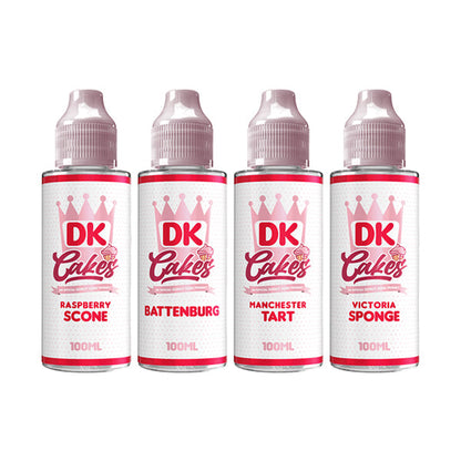 DK Cakes 100ml Shortfill 0mg (70VG/30PG) - Flavour: Devon Fudge Cake