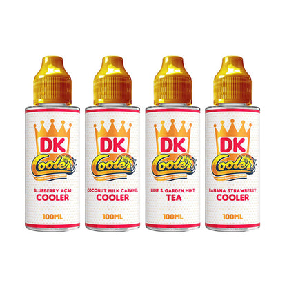 DK Cooler 100ml Shortfill 0mg (70VG/30PG) - Flavour: Banana Strawberry Cooler