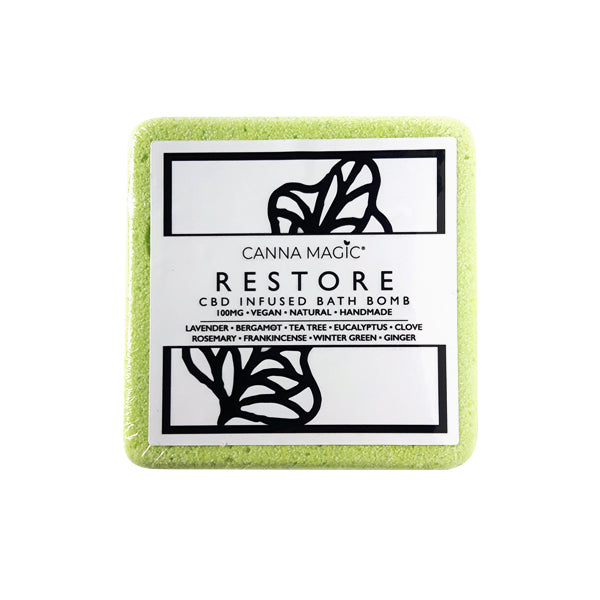 Canna Magic Handmade 100mg CBD Bath Bombs - Flavour: Relax