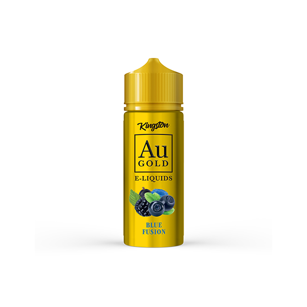 0mg AU Gold By Kingston 100ml Shortfill E-liquid (70VG/30PG) - Flavour: Raspberry Pineapple