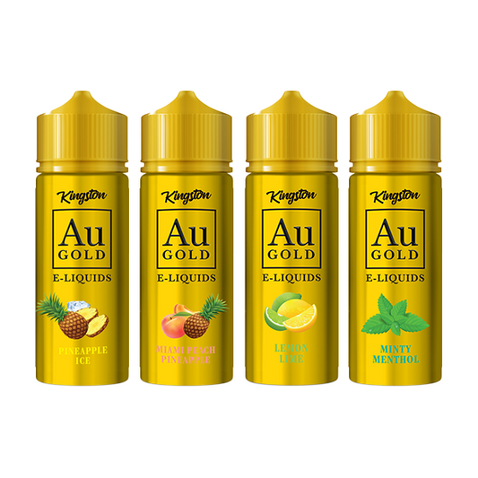 0mg AU Gold By Kingston 100ml Shortfill E-liquid (70VG/30PG) - Flavour: Cream Tobacco