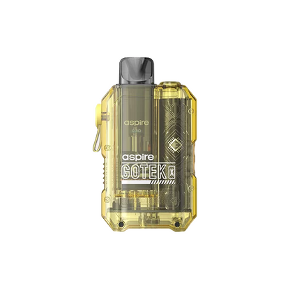 Aspire Gotek X Pod Vape Kit 16W - Stoptober Special Offer! - Color: Translucent Yellow