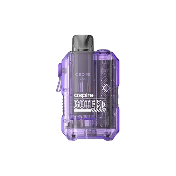 Aspire Gotek X Pod Vape Kit 16W - Stoptober Special Offer! - Color: Translucent Black