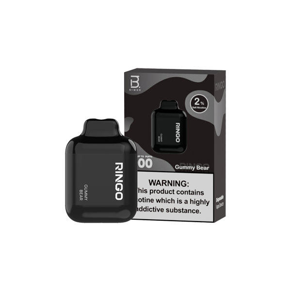 20mg B+MOR Ringo Dual Mesh Disposable Vape Device 600 Puffs - Flavour: Banana Ice