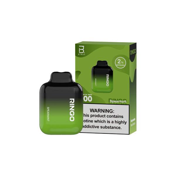 20mg B+MOR Ringo Dual Mesh Disposable Vape Device 600 Puffs - Flavour: Banana Ice